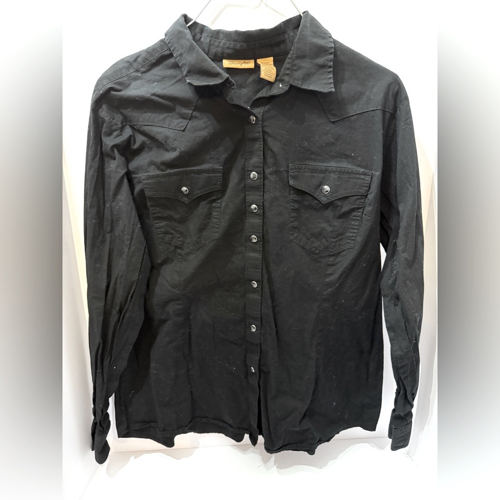 Wrangler Womens Shirt Size XXL Pearl Snap Button Up